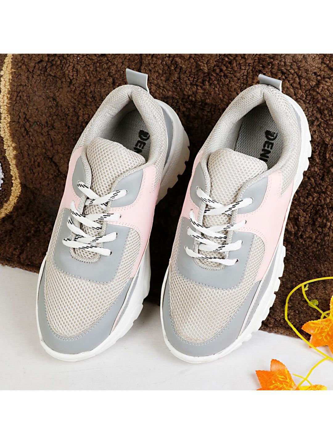 Denill Women Grey Walking Shoes Price in India