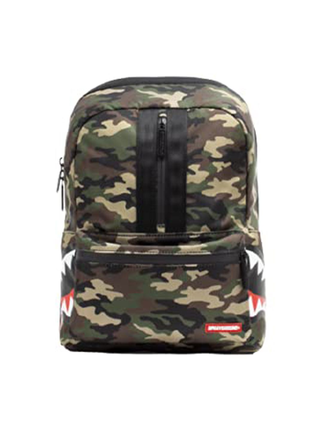 SPRAY GROUND Unisex Green & Black Graphic Backpack Price in India