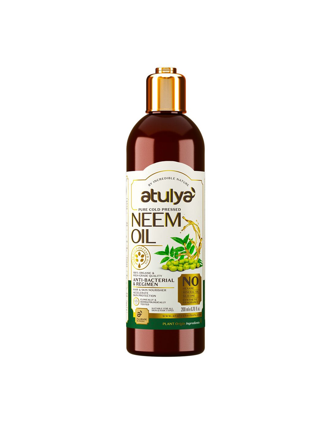 Atulya Neem Cold Pressed Oil 200 ml Price in India