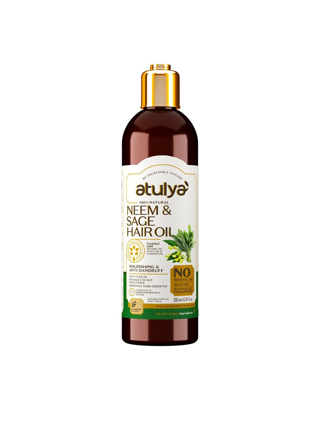 Atulya Neem & Sage Hair Oil 200 ml Price in India