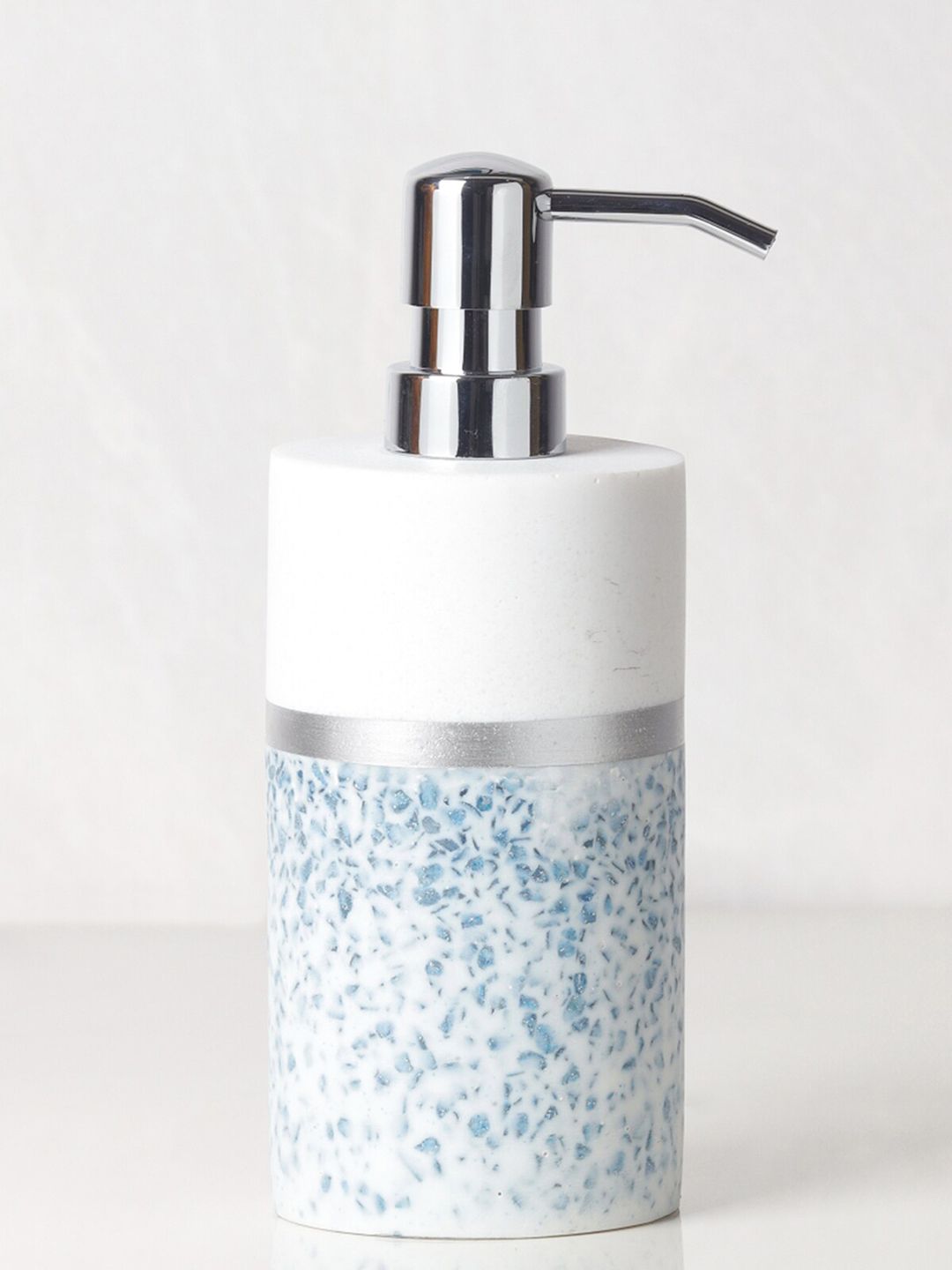 OBSESSIONS Blue & White Soap & Lotion Dispenser Price in India