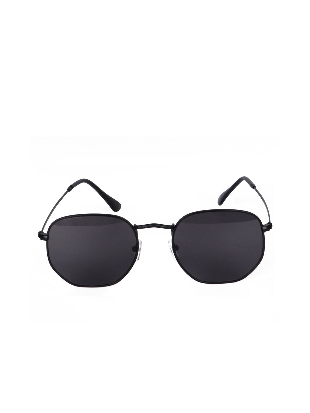 Awestuffs Unisex Black Square Sunglasses with UV Protected Lens MHFBSASIM0820 Price in India