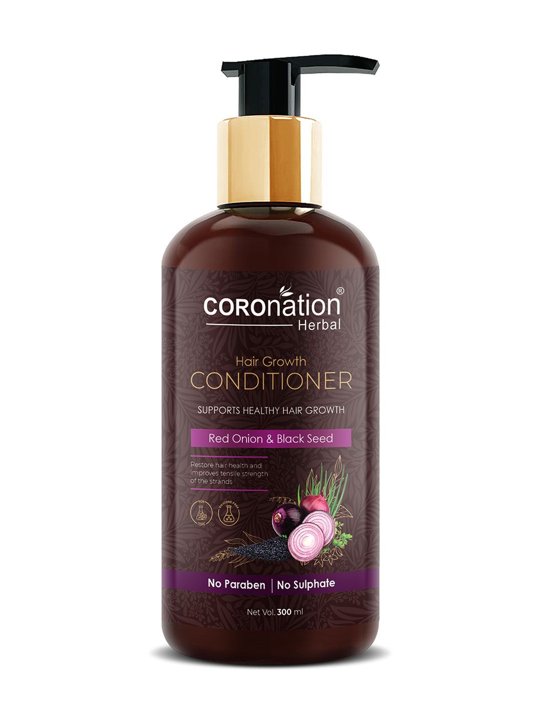 COROnation Herbal Hair Growth Conditioner with Red Onion & Black Seed Oil 300 ml Price in India