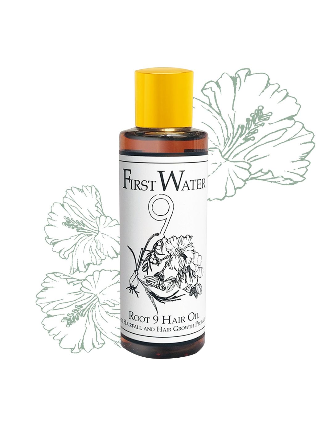 FIRST WATER Root 9 Hair Oil for Hair Growth - Vegan - 120 ml Price in India