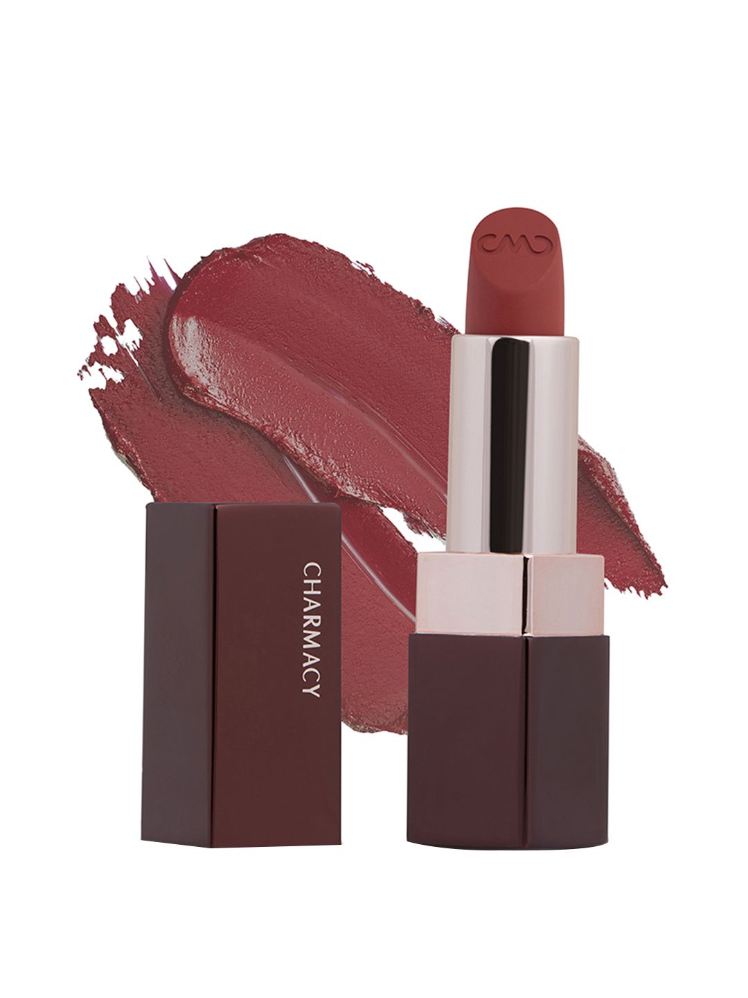 Charmacy Milano Soft Satin Matte High-Coverage Hydrating Lipstick 3.8g - Bitter Sweet 54