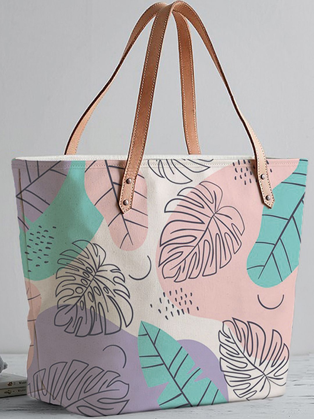 STYBUZZ Multicoloured Floral Printed Tote Bag Price in India