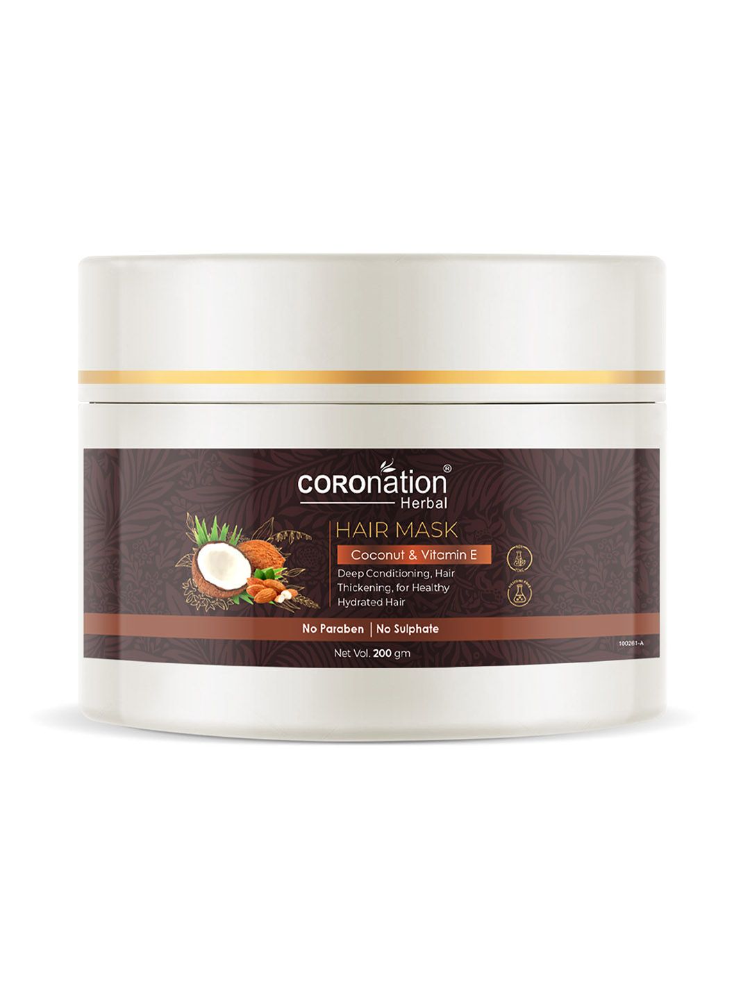 COROnation Herbal Coconut & Vitamin E Hair Mask 200 gm Price in India
