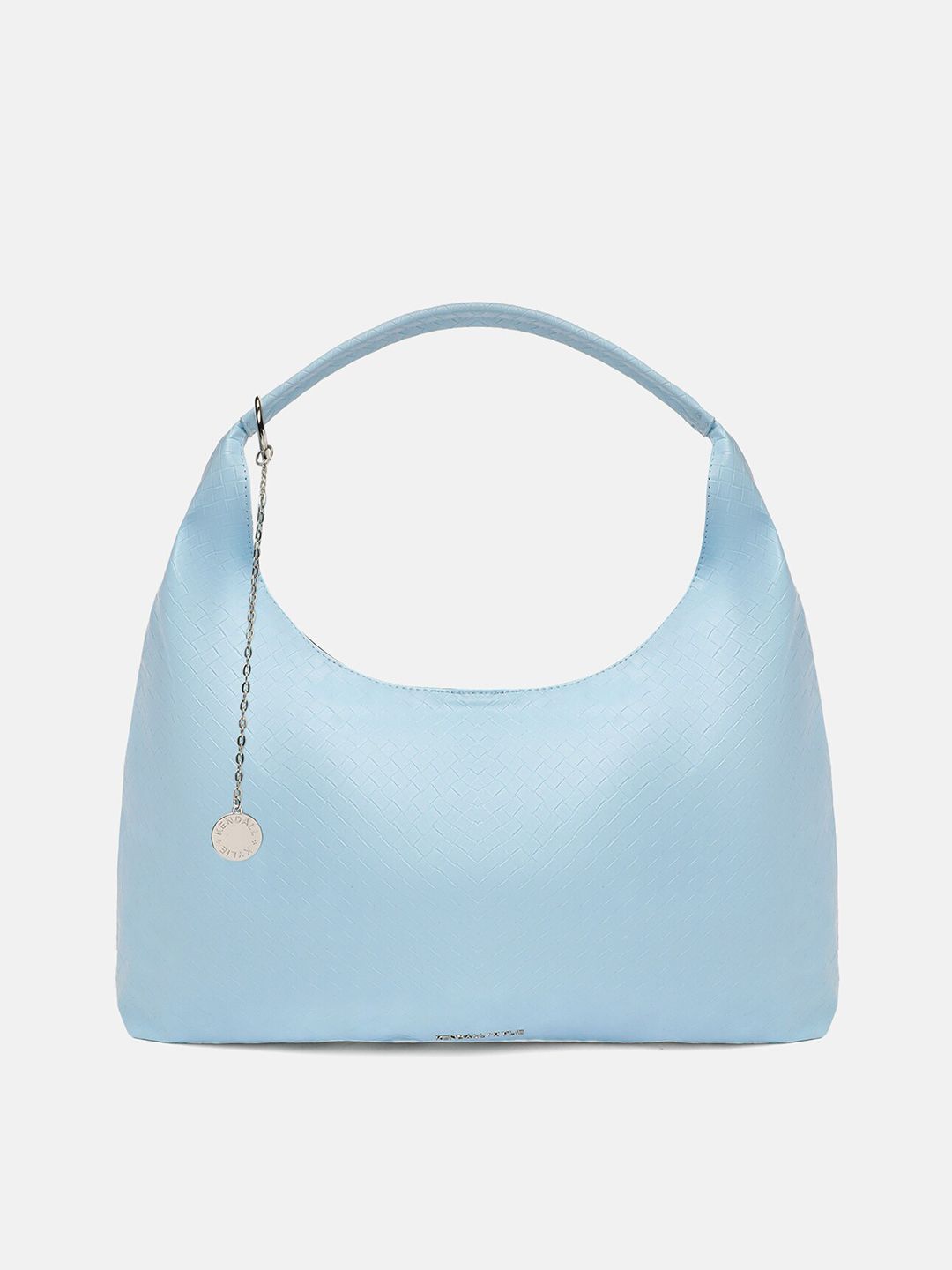 KENDALL & KYLIE Blue Half Moon Hobo Bag Price in India