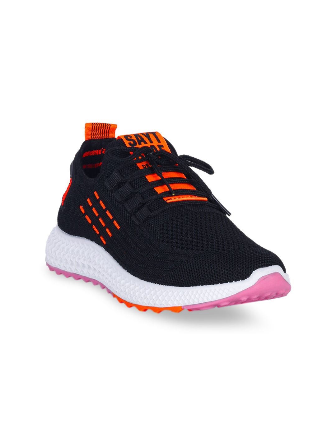 London Rag Women Black Woven Design Sneakers Price in India