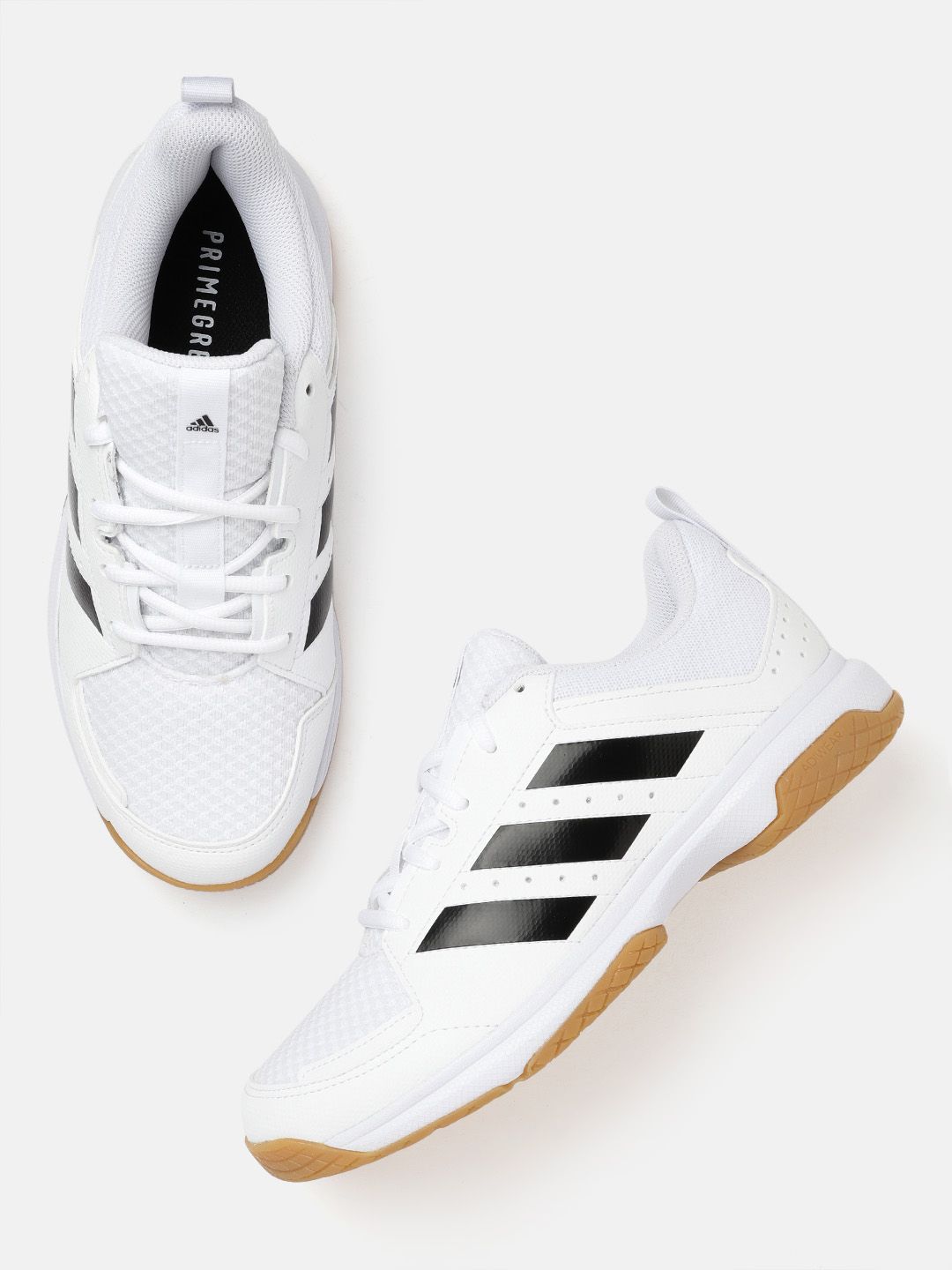 ADIDAS Women White Woven Design Ligra 7 Training Shoes Price in India