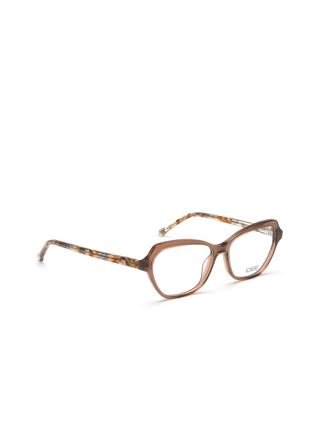 IDEE Women Transparent & Brown Full Rim Square Frames Price in India