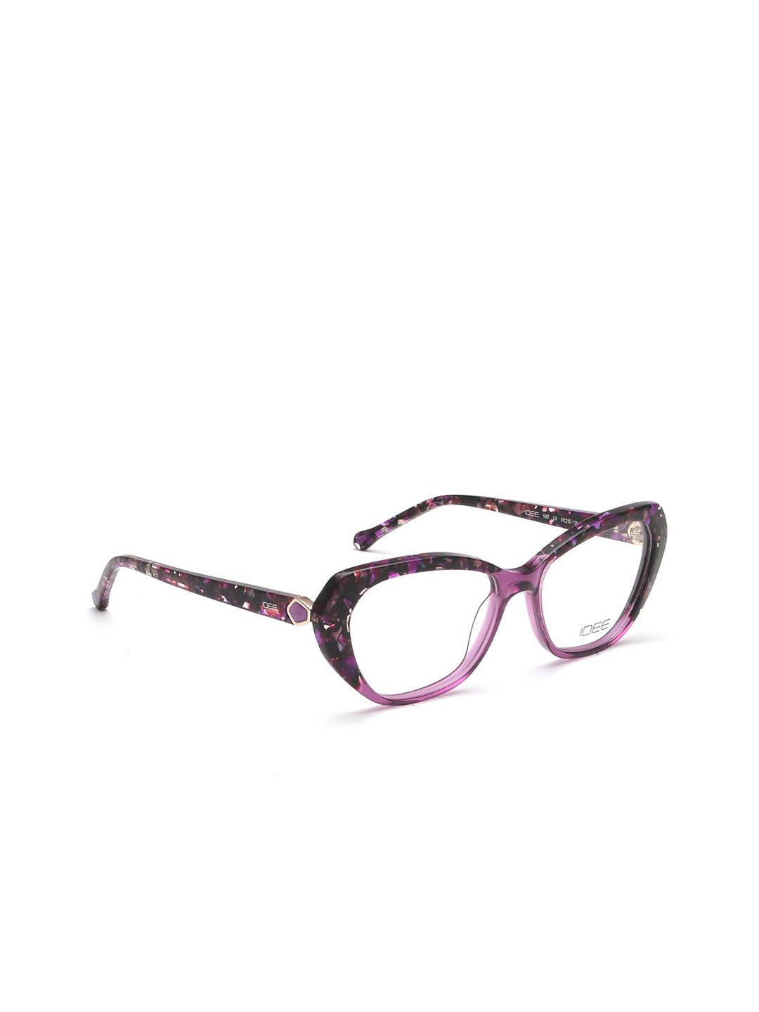 IDEE Women White & Pink Abstract Full Rim Square Frames Price in India