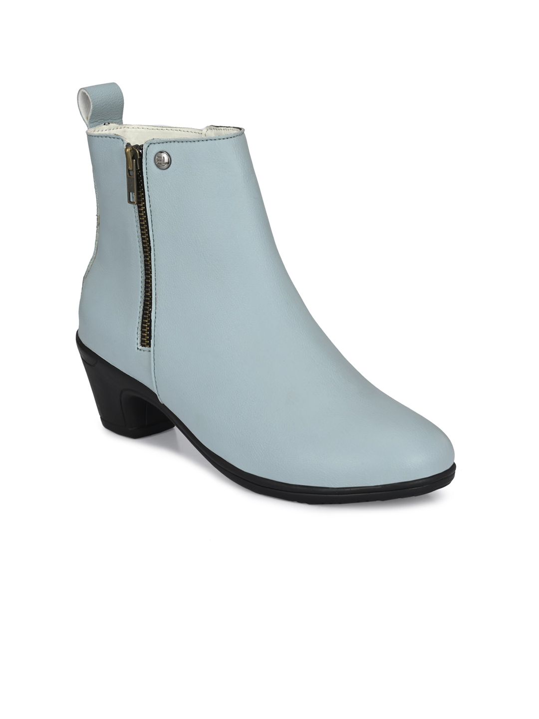 El Paso Women Blue Flat Boots Price in India