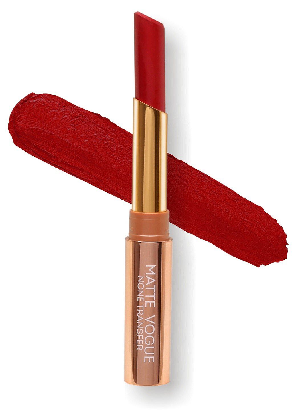 ME-ON Matte Vogue None Transfer Lipstick - Glam Red 02 Price in India