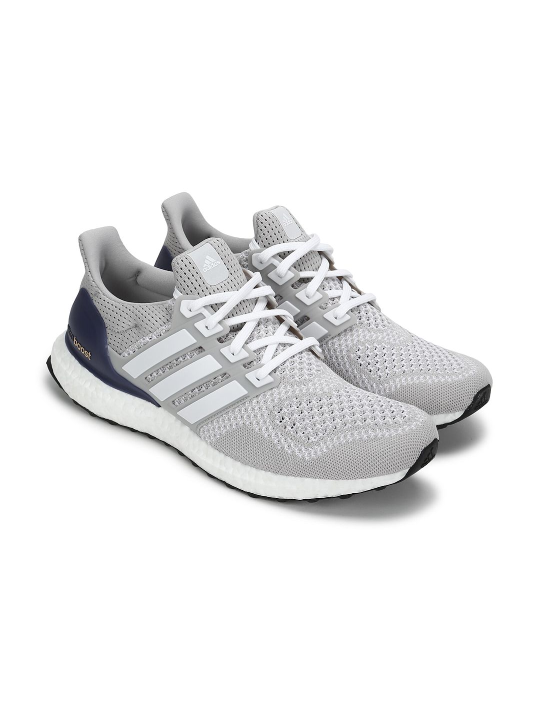 ADIDAS Unisex White & Grey Textile Overpronator Sustainable Running Shoes Price in India