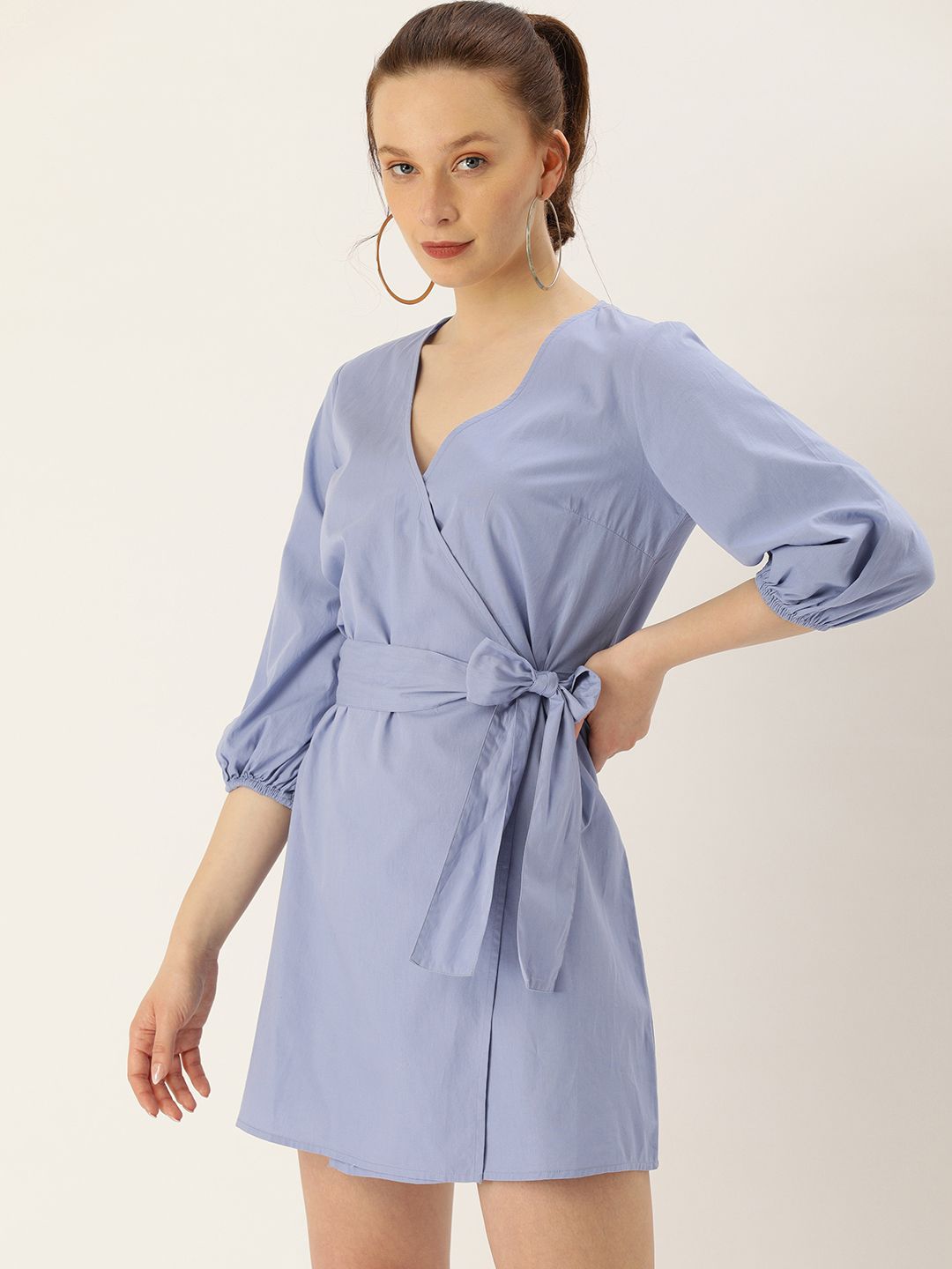 forever 21 blue wrap dress New Jeanne Wrap Dress – Diane von Furstenberg main image 1