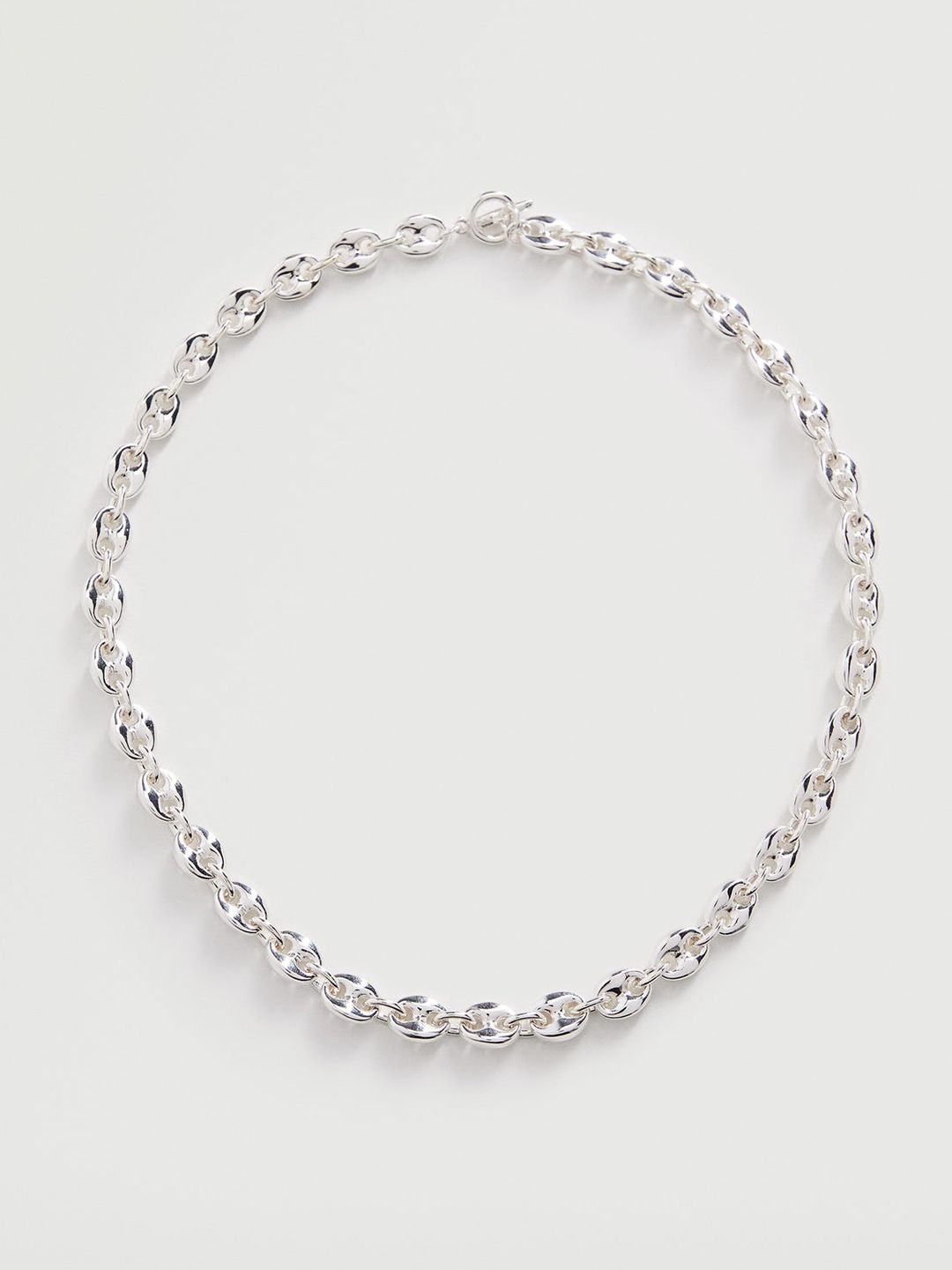 MANGO Women Silver-Toned Chain Price in India