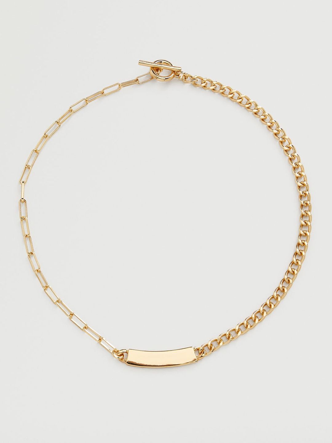 MANGO Women Gold-Toned Necklace Price in India