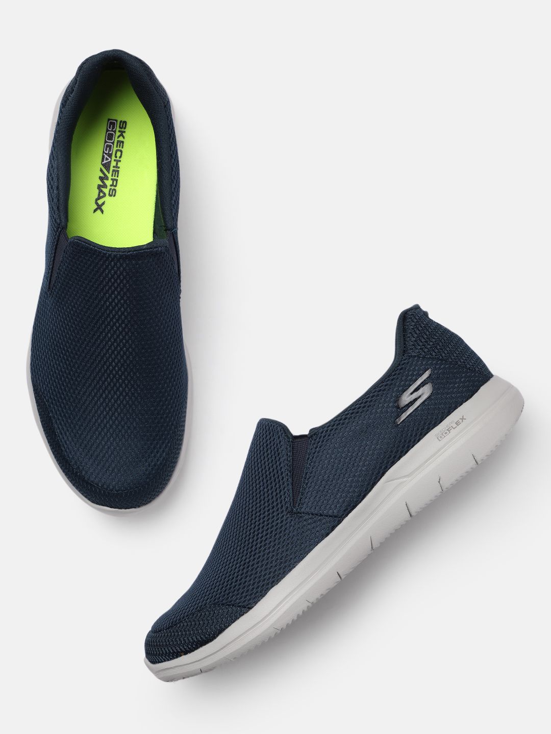 Skechers Men Navy Blue Go Flex 2 - Completion Walking Shoes