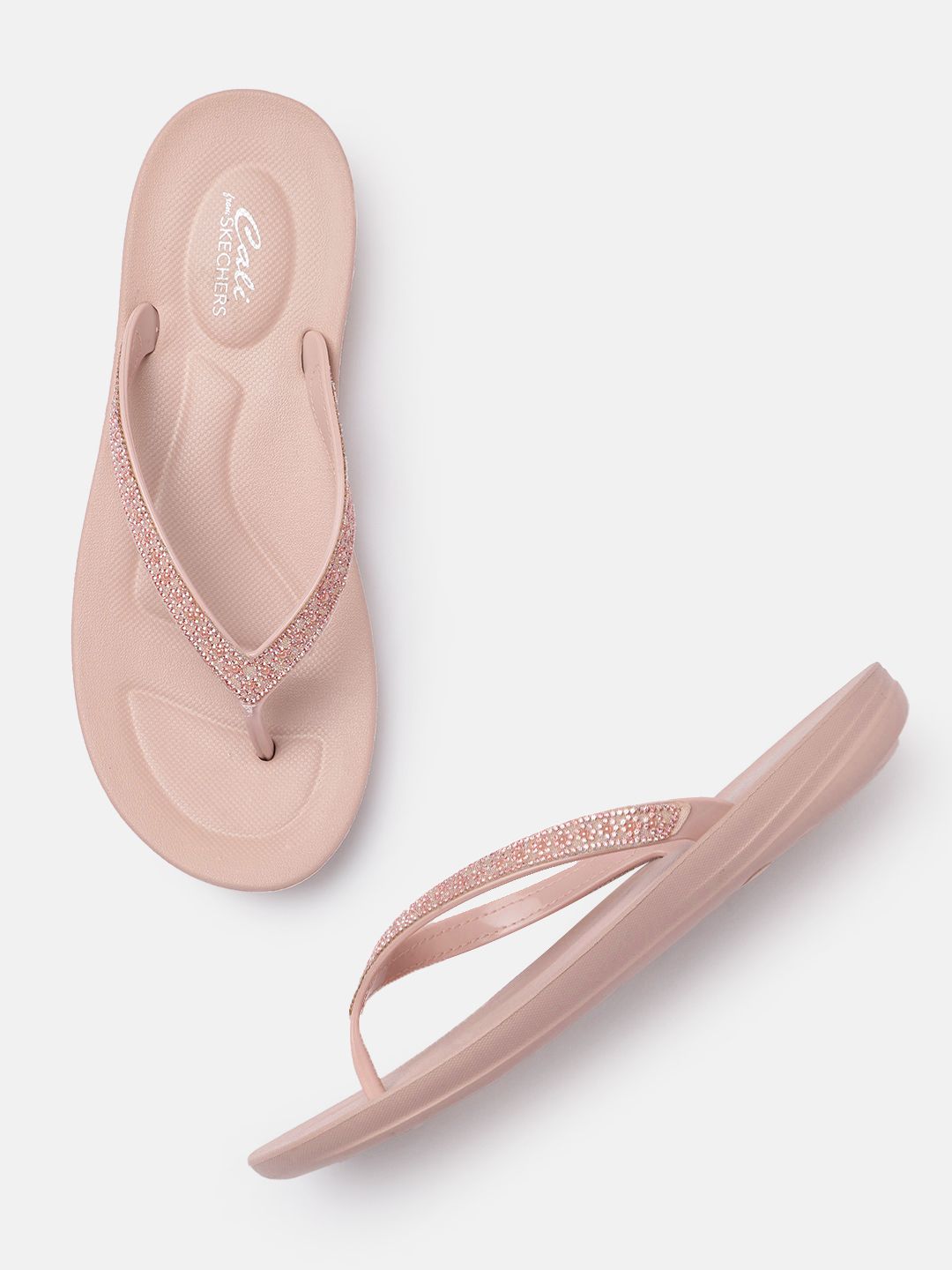 Skechers Women Pink Bungalow - Feeling Fancy Thong Flip-Flops Price in India