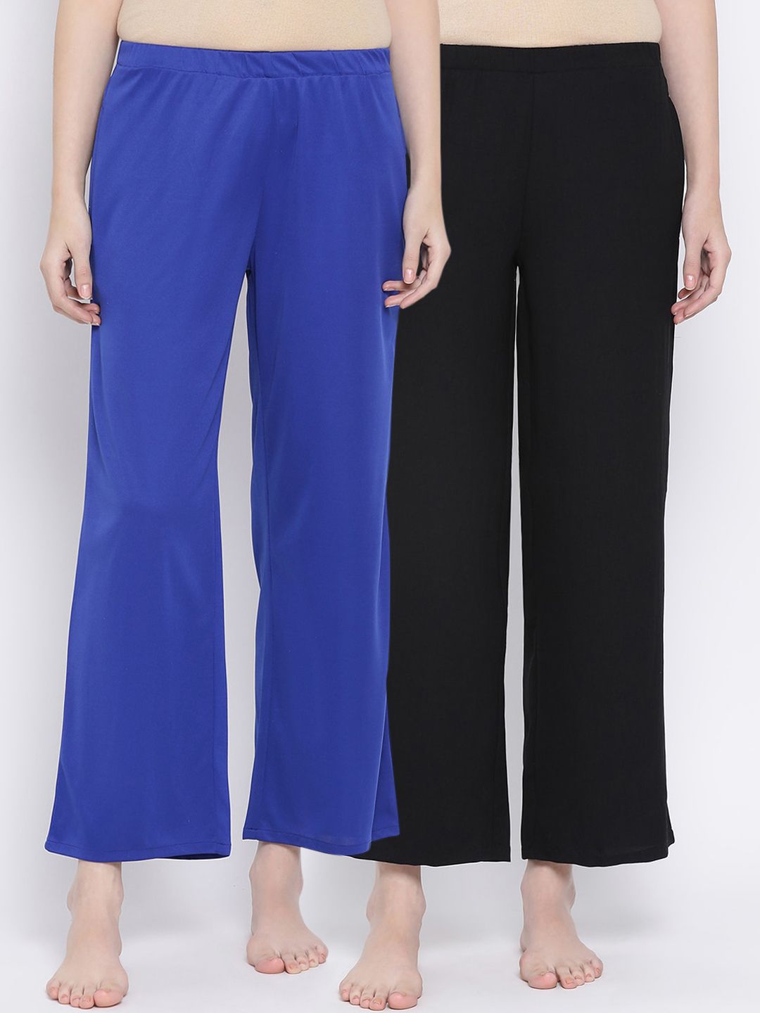 Clovia Women Pack Of 2 Assorted Lounge Pants Price in India