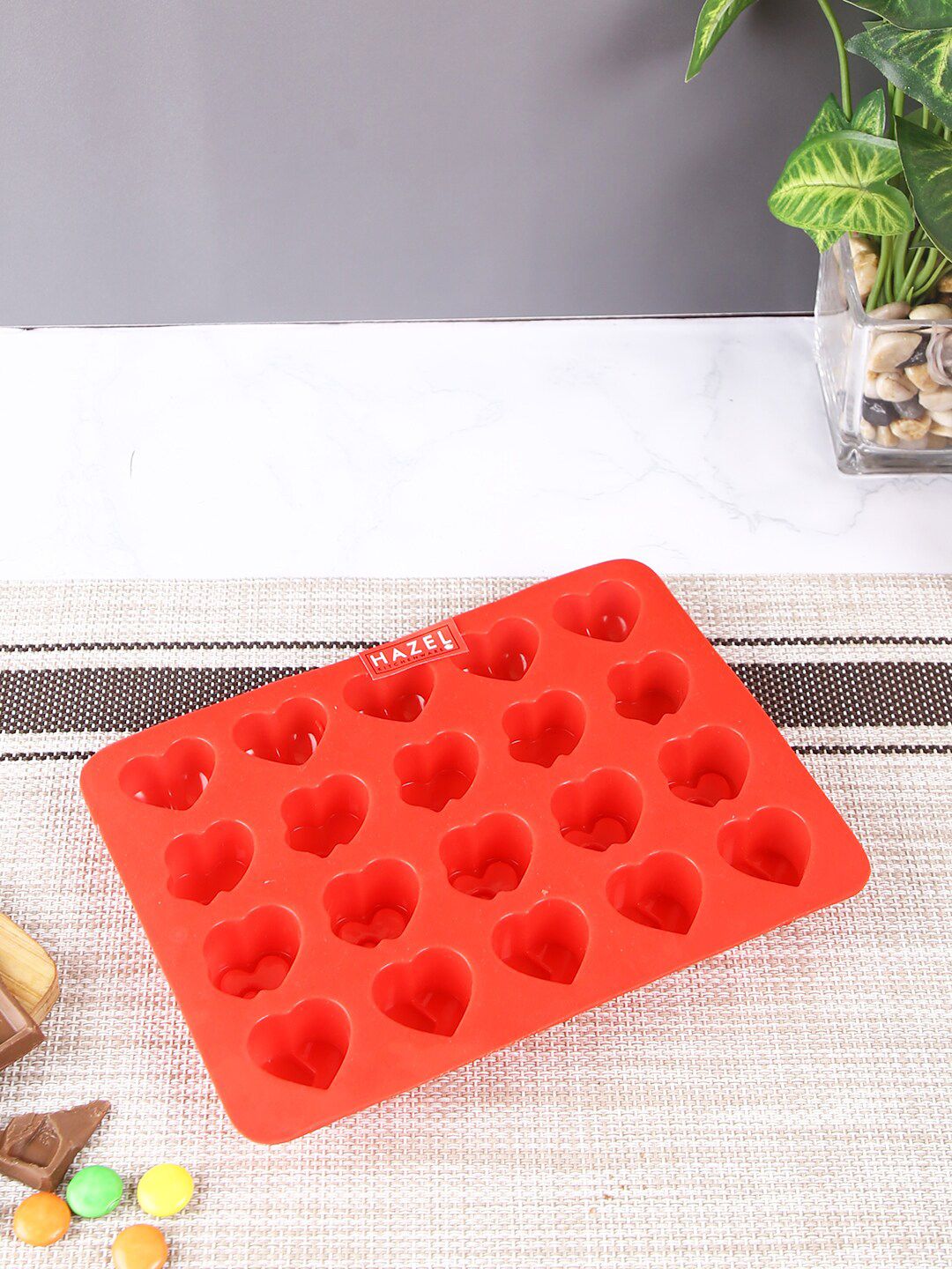 HAZEL Red Silicone Heart Chocolate Candy 3D DIY Homemade Baking Mould Price in India
