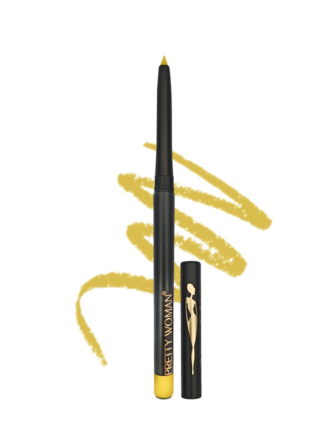 Pretty Woman  Smudgeproof Retractable Kohl Gold Kajal 04 4.2 gm Price in India