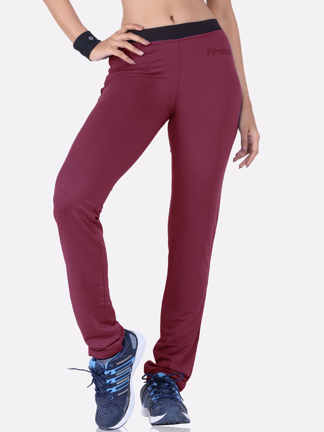 LAASA SPORTS Women Pink Solid Track Pants Price in India