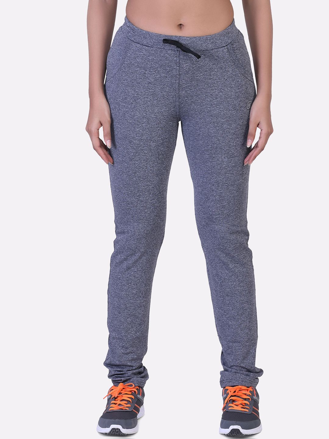 LAASA  SPORTS Women Grey Solid Regular Fit Athleisure Trackpants Price in India