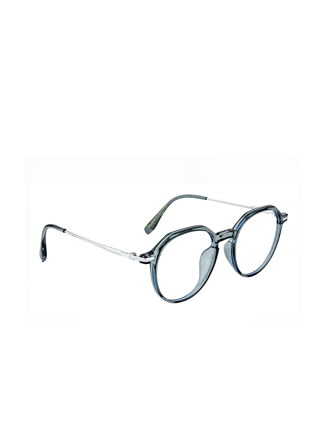 Ted Smith Unisex Grey Full Rim Round Frames TS-371_GRY Price in India