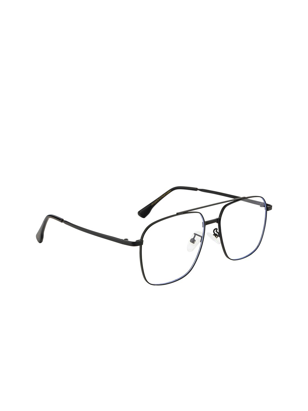 Ted Smith Unisex Black Full Rim Aviator Frames TS-365 Price in India