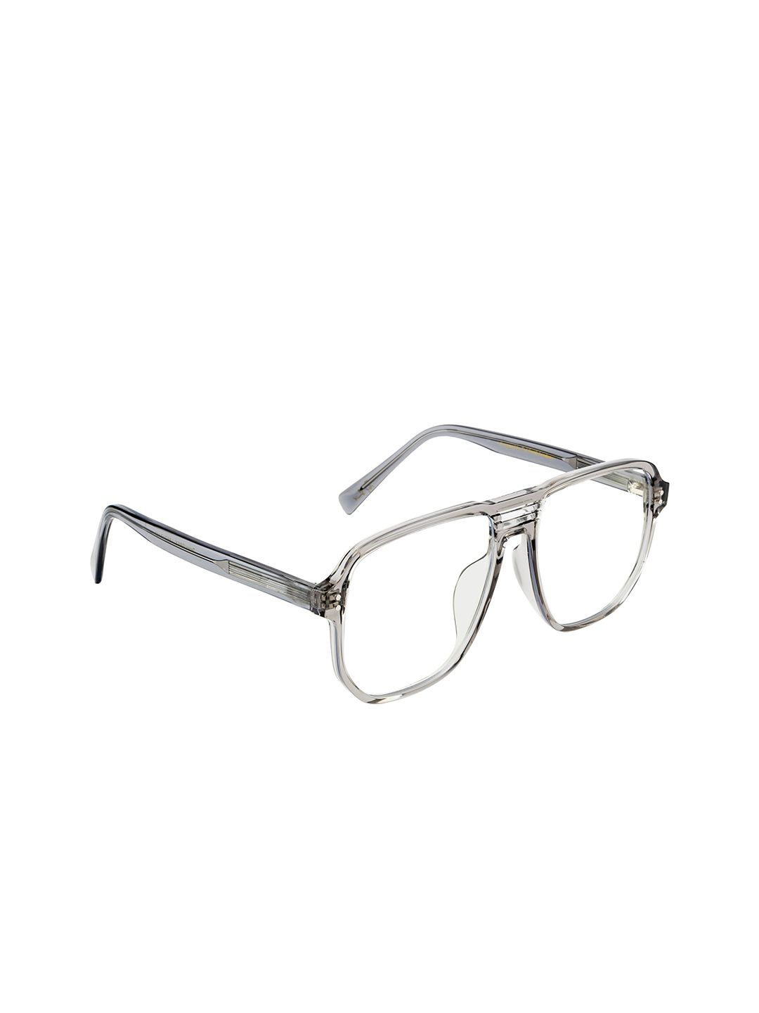 Ted Smith Unisex Grey Full Rim Aviator Frames TS-364 Price in India