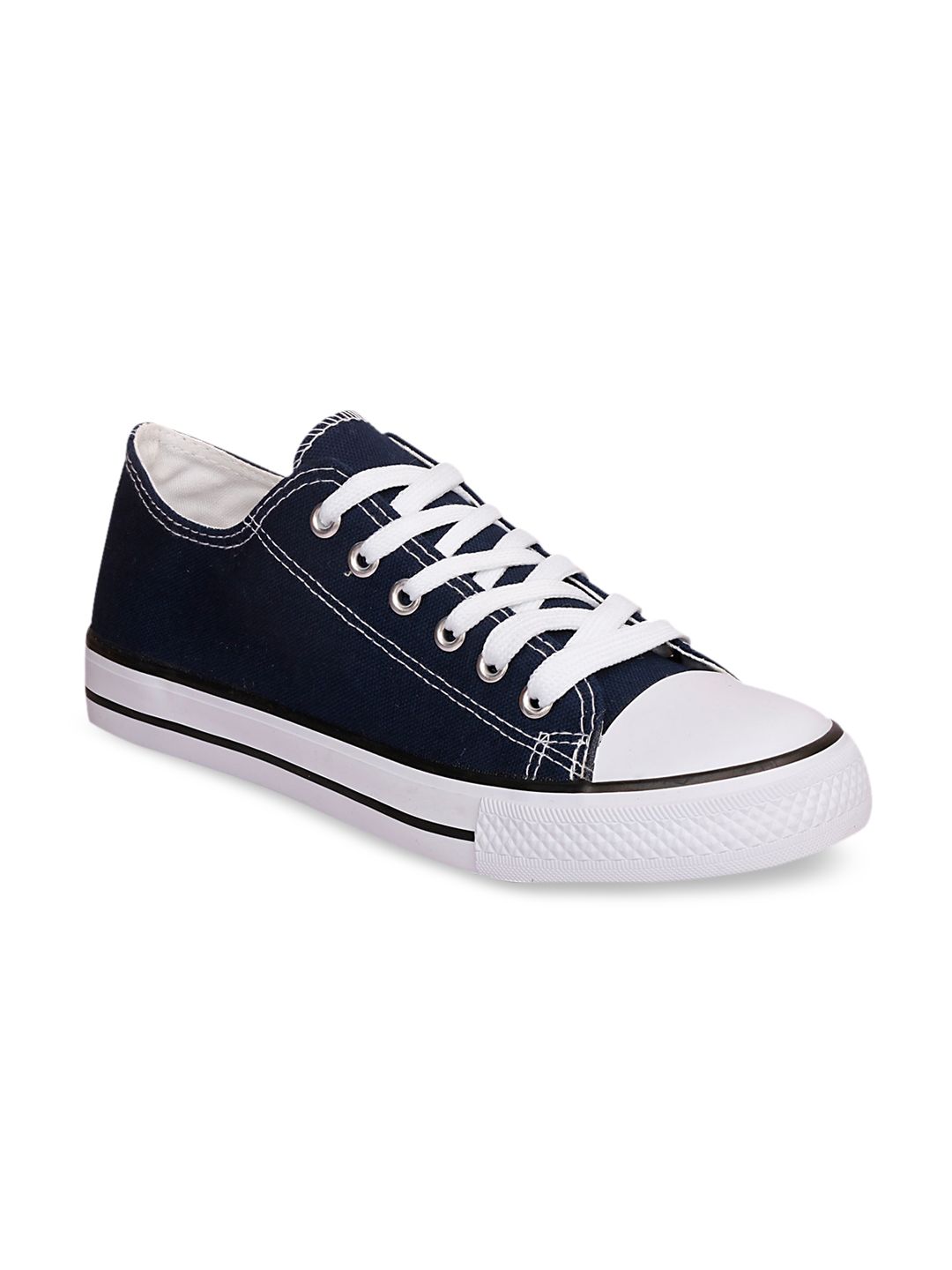 CIPRAMO SPORTS Women Navy Blue Canvas Sneakers Price in India