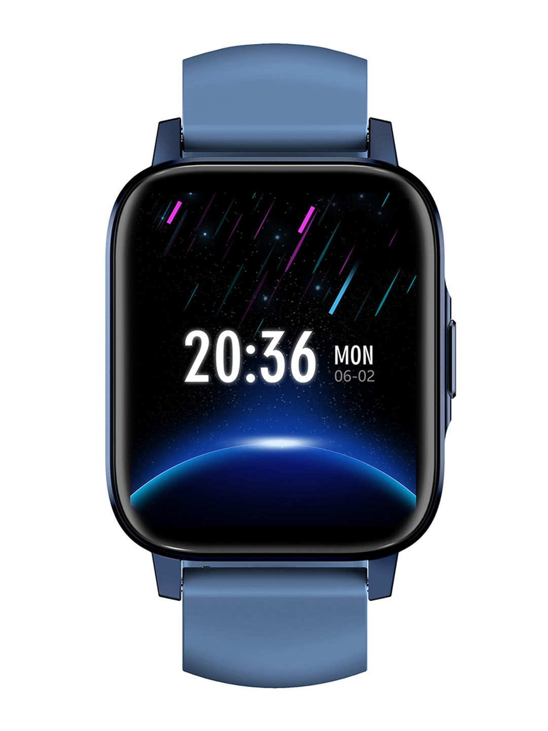 Cellecor Blue Solid ActFit A1 Pro SpO2 IP68 Waterproof Smartwatch Price in India
