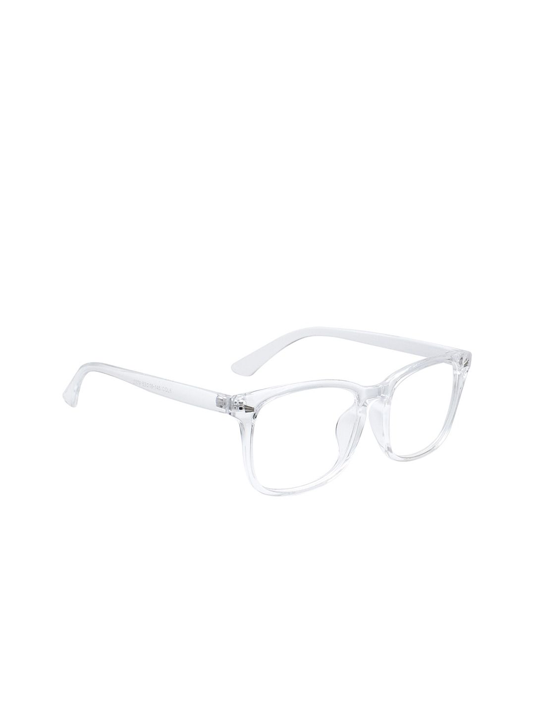 Peter Jones Eyewear Unisex Transparent Full Rim Square Frames Price in India