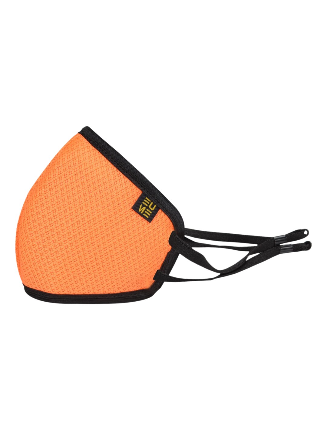 EUME Orange Solid 3 Ply Protective Outdoor Mask Price in India