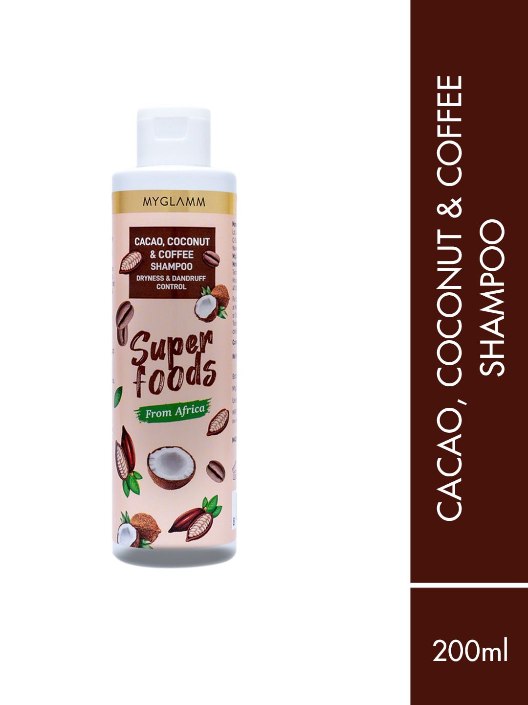 MyGlamm Superfoods Cacao Coconut & Coffee Shampoo 200 ml Price in India