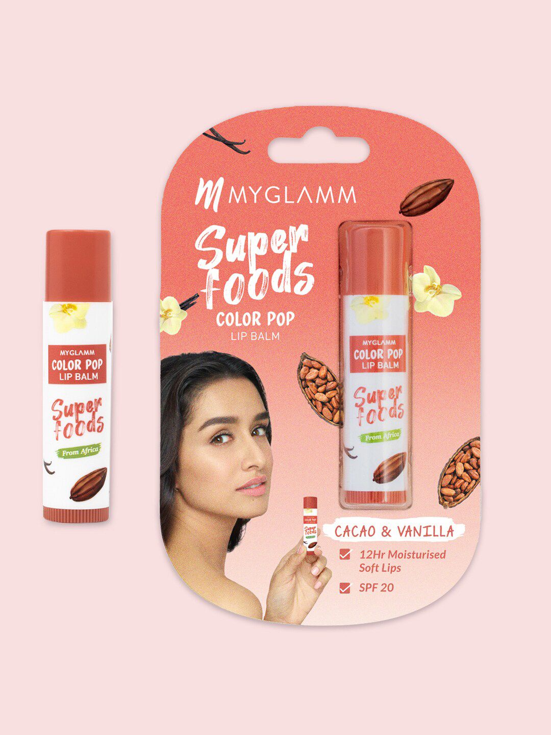 MyGlamm Color Pop Lip Balm - Cacao & Vanilla Price in India
