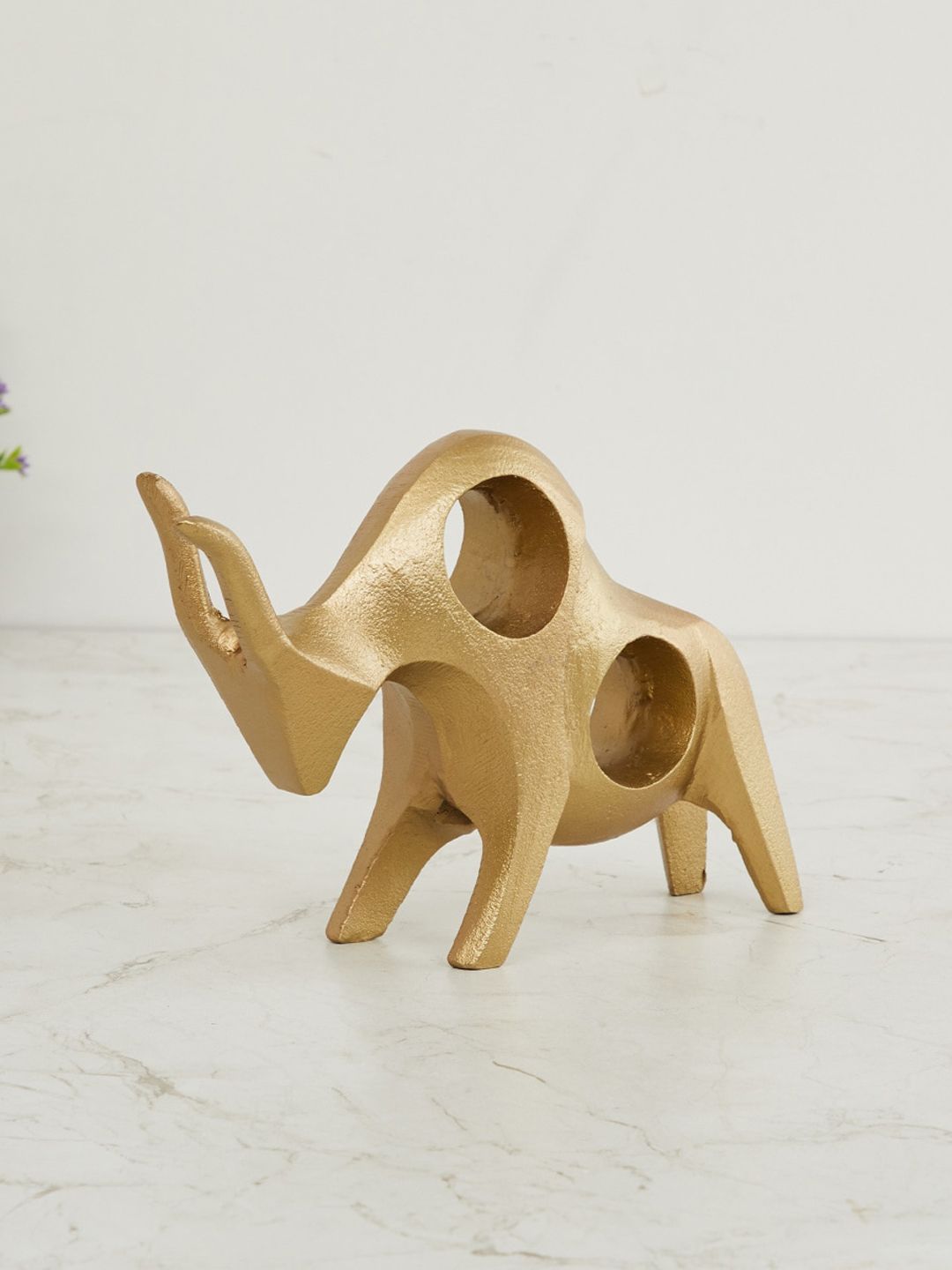 Home Centre Gold-Toned Solid Metal Bull Figurine Showpiece Price in India