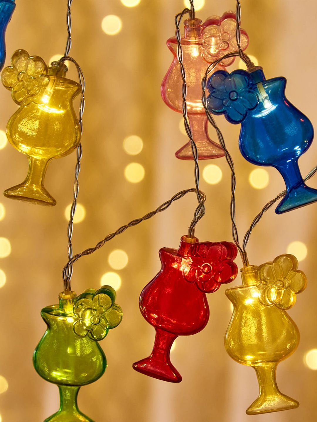 Home Centre Multicolour Set of 10 Corsica  LED String Light Price in India