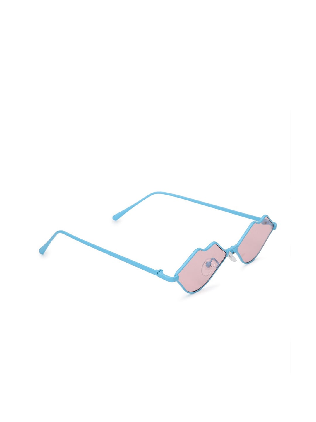 FOREVER 21 Women Pink & Blue Mirrored Lens Other Sunglasses Price in India