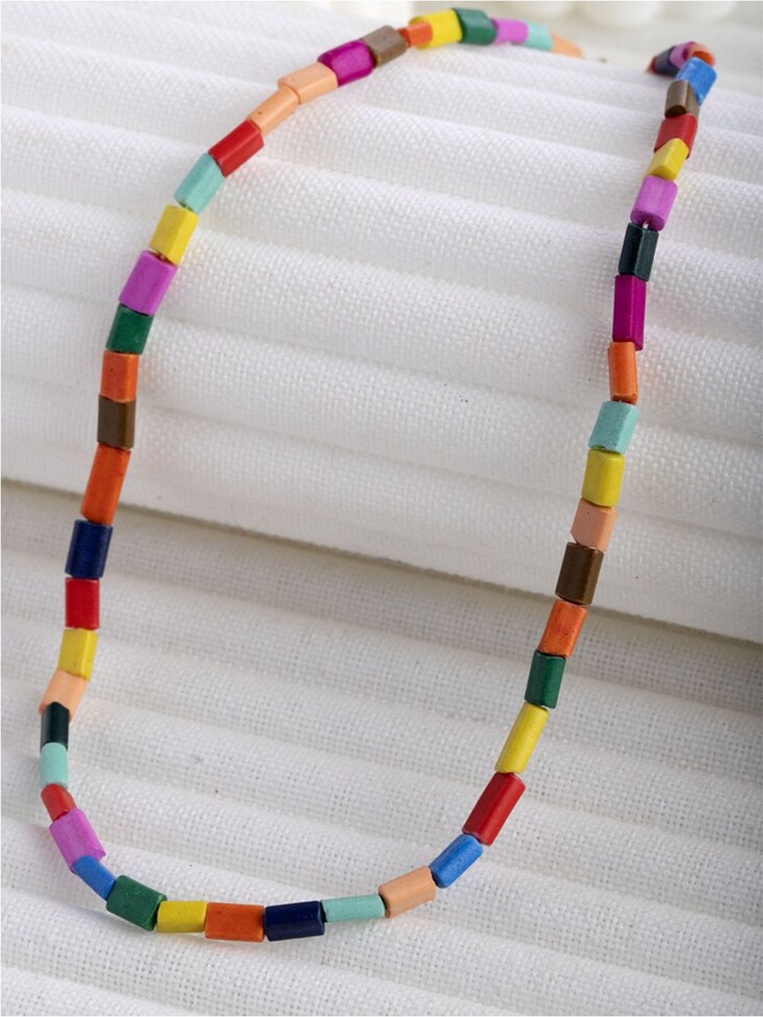 Wild & Free  Women Multicoloured Artificial Beads Necklace Price in India