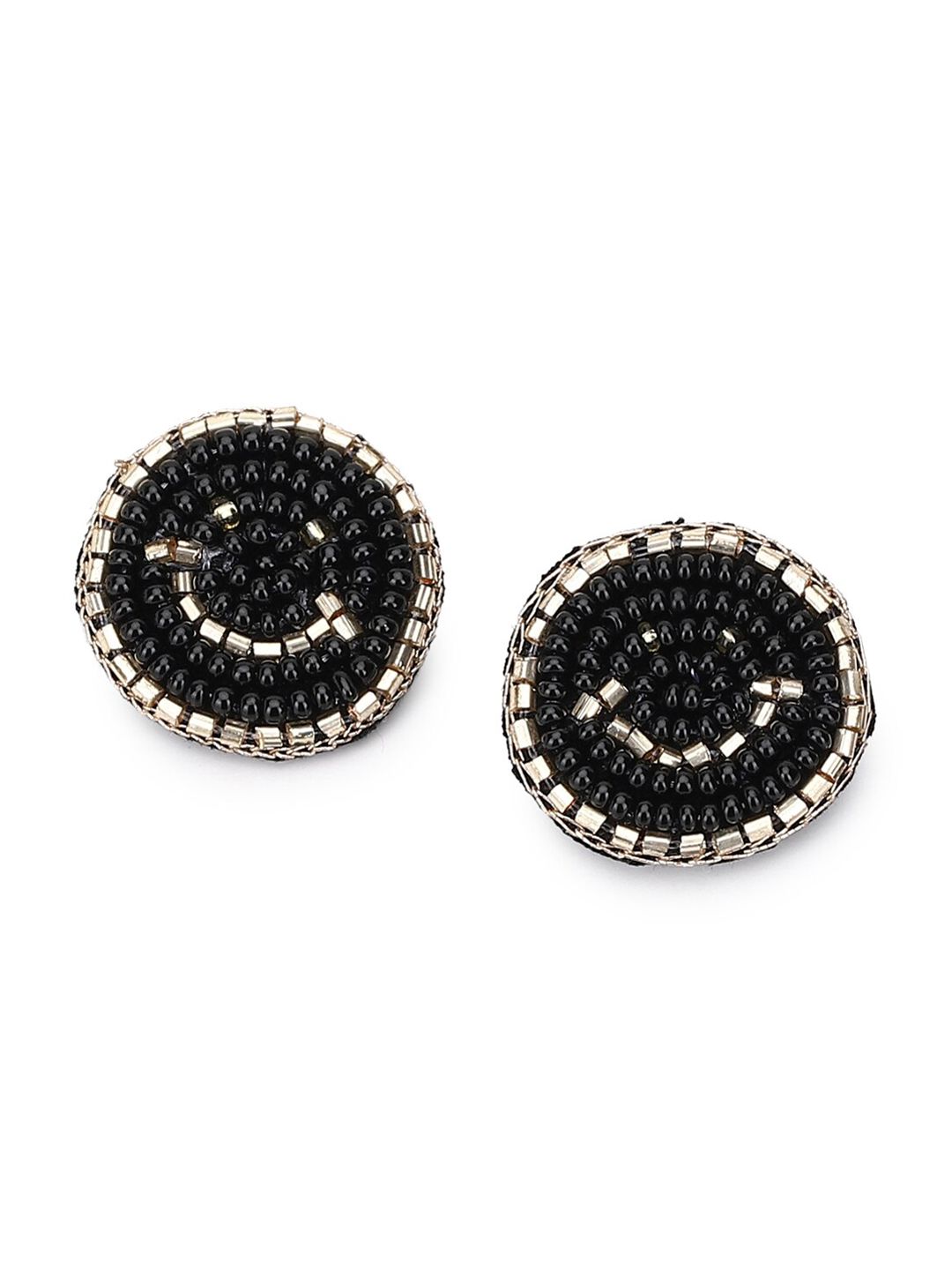 FOREVER 21 Black Contemporary Studs Earrings Price in India