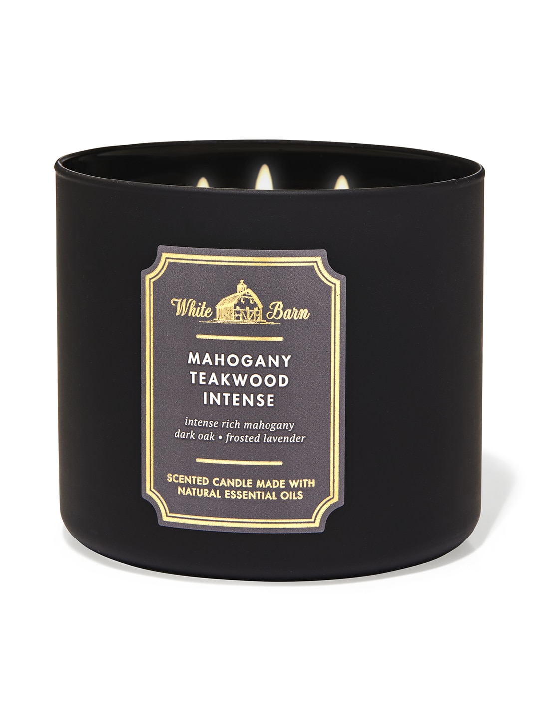 Bath & Body Works Mahogany Teakwood Intense 3-Wick Scented Candle - 411g Price in India