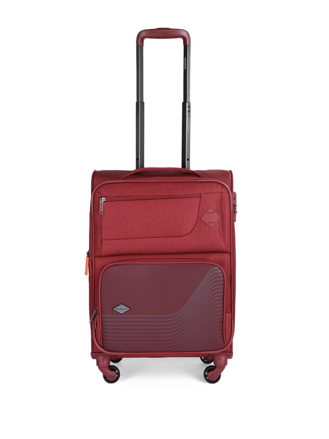 Wildcraft Maroon Rigel Plus Cabin Trolley Suitcase Price in India
