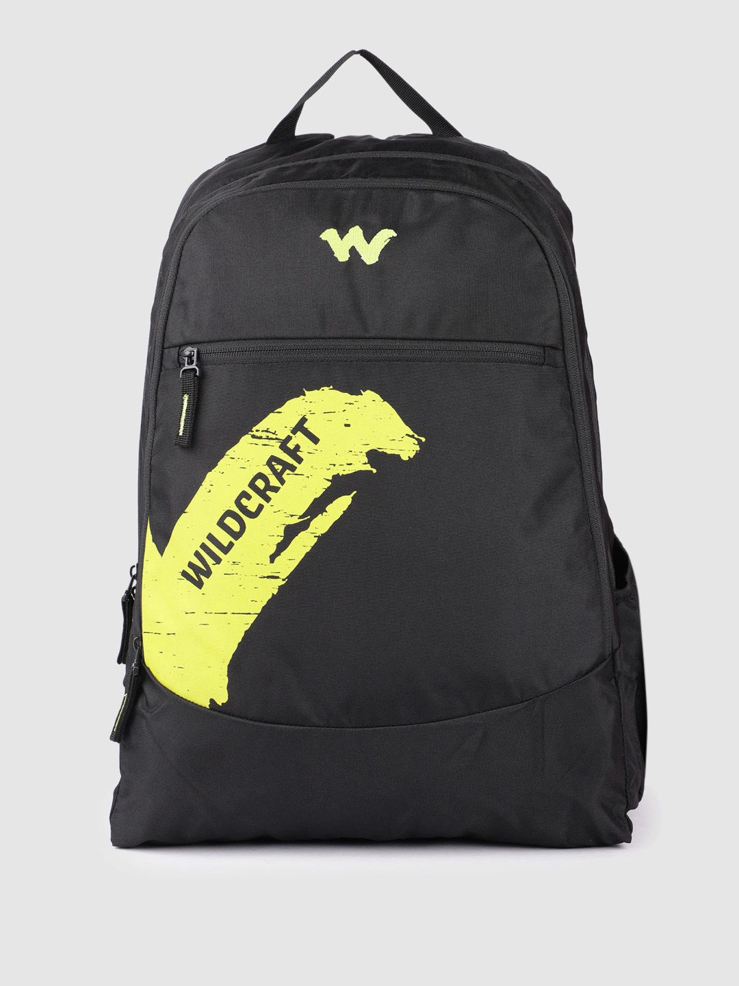 Wildcraft Unisex Black Protrude Brand Logo Print Backpack Price in India