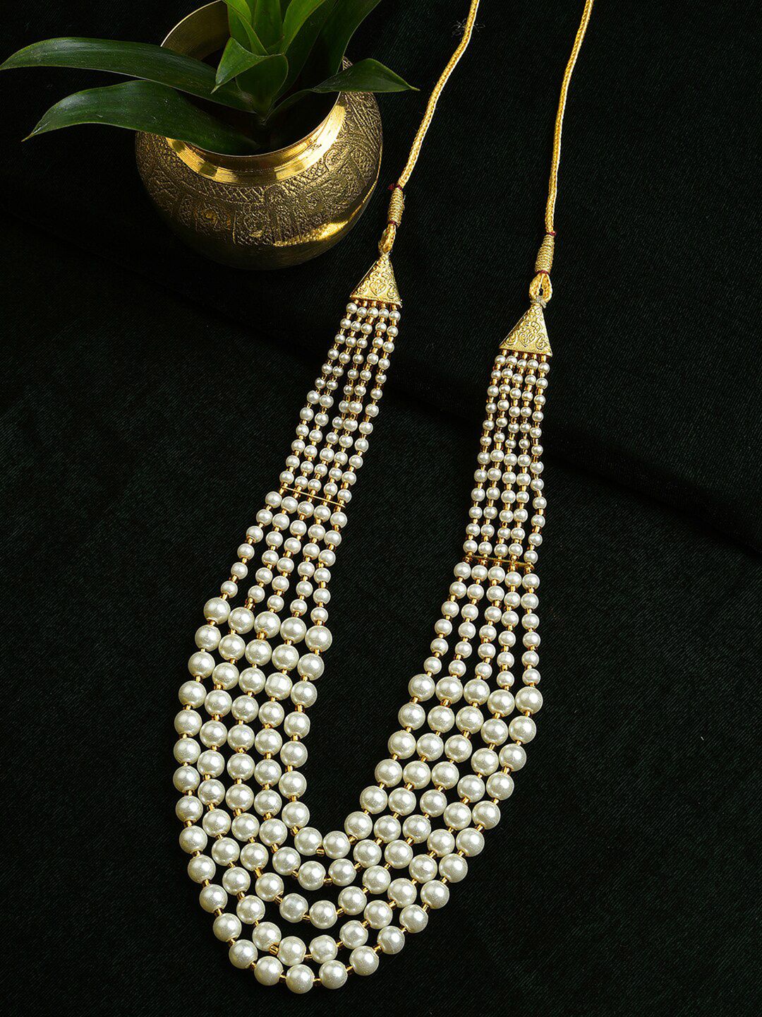 SOHI Gold-Toned & White Gold-Plated Chain Price in India