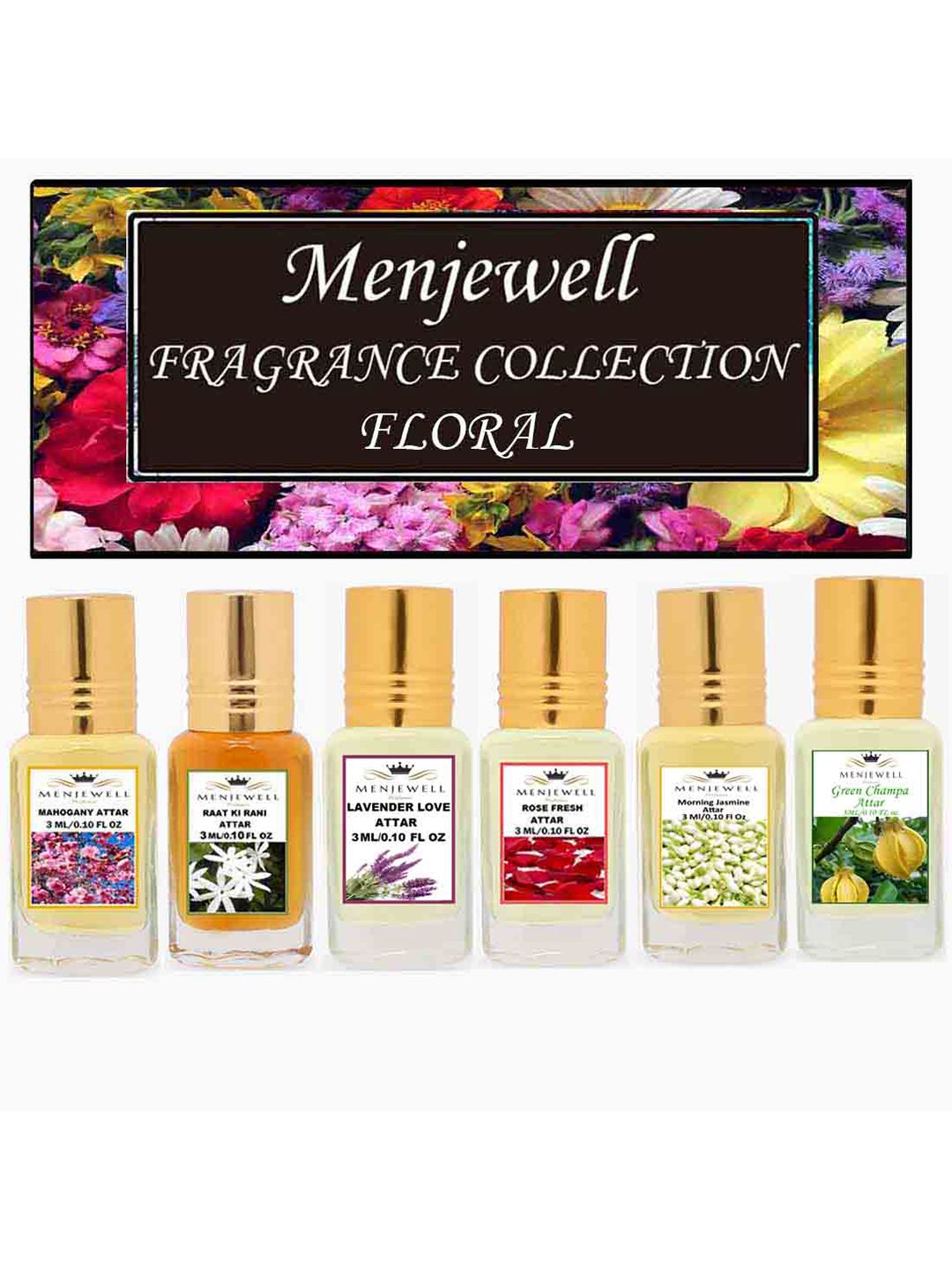 Menjewell Transparent Fine Fragrance Combo Pack Price in India