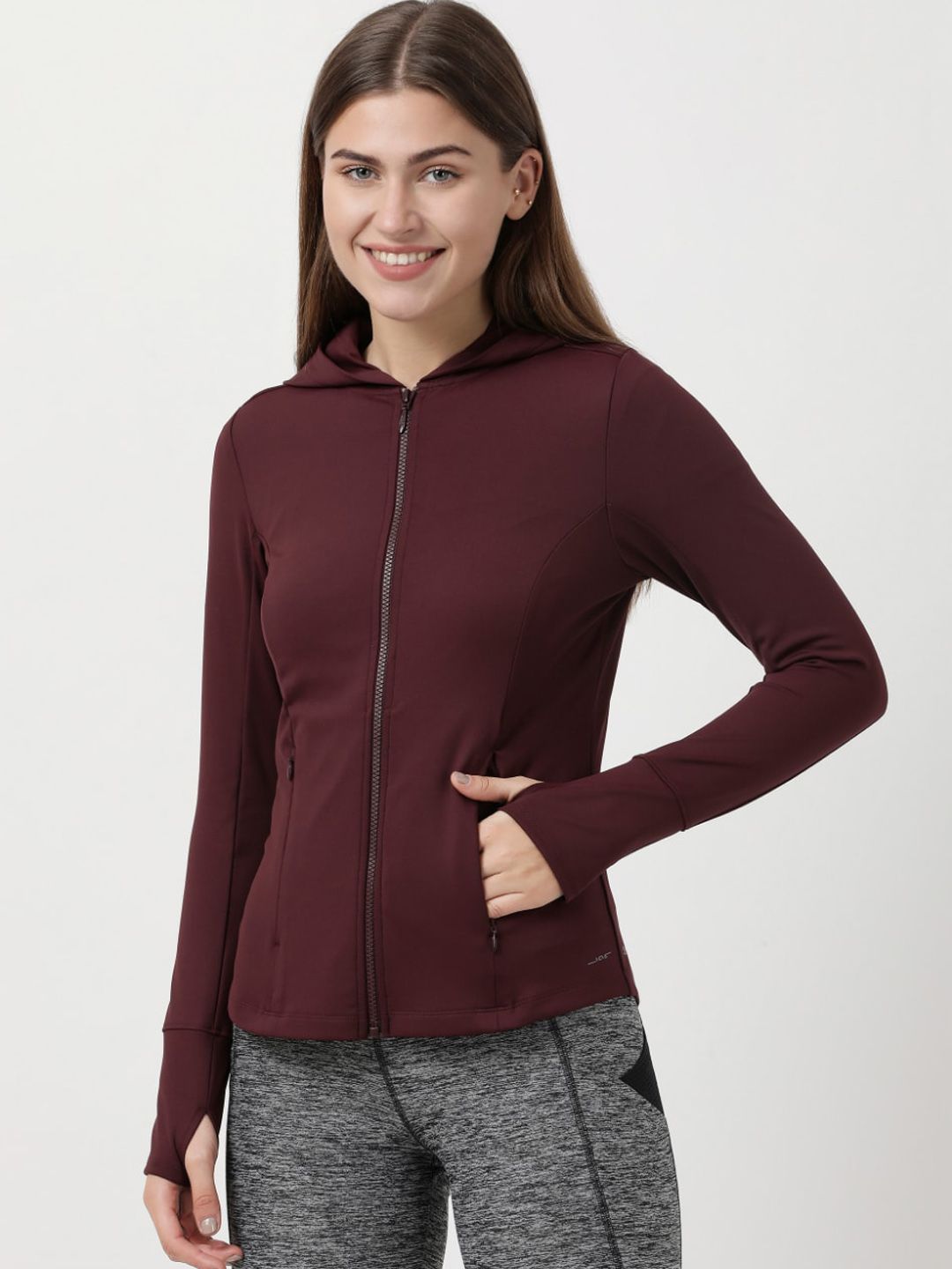 Jockey Women Purple Tailored Jacket Price in India