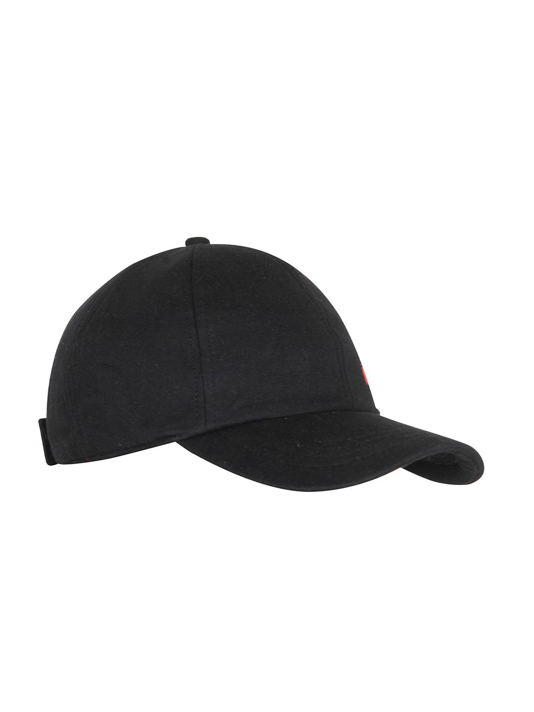 FabSeasons Unisex Black & Red Adjustable Baseball Cap Price in India